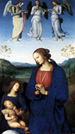Пьетро Перуджино.Пресвятая дева с младенцем.1496-1500г.г.